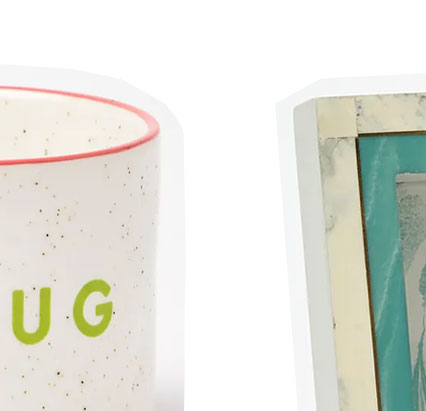 Humbug White Speckle Ceramic Christmas Mug