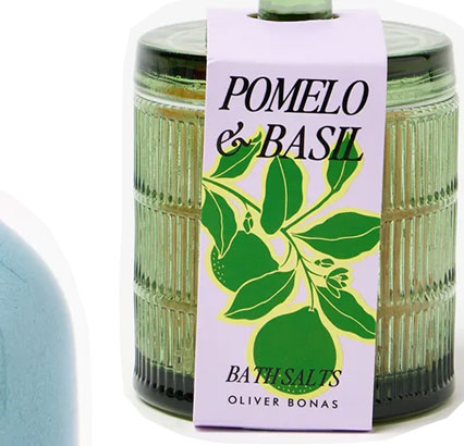 Pomelo & Basil Scented Bath Salts