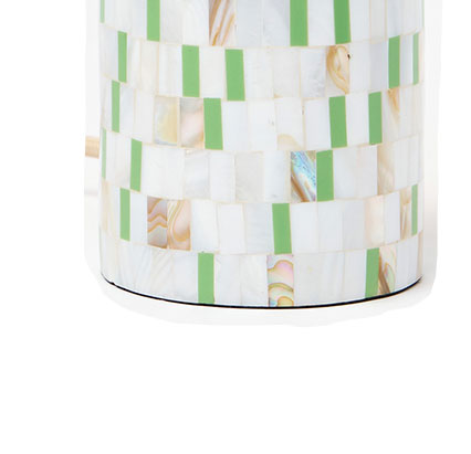 Mother of Pearl Green Resin Desk & Table Lamp