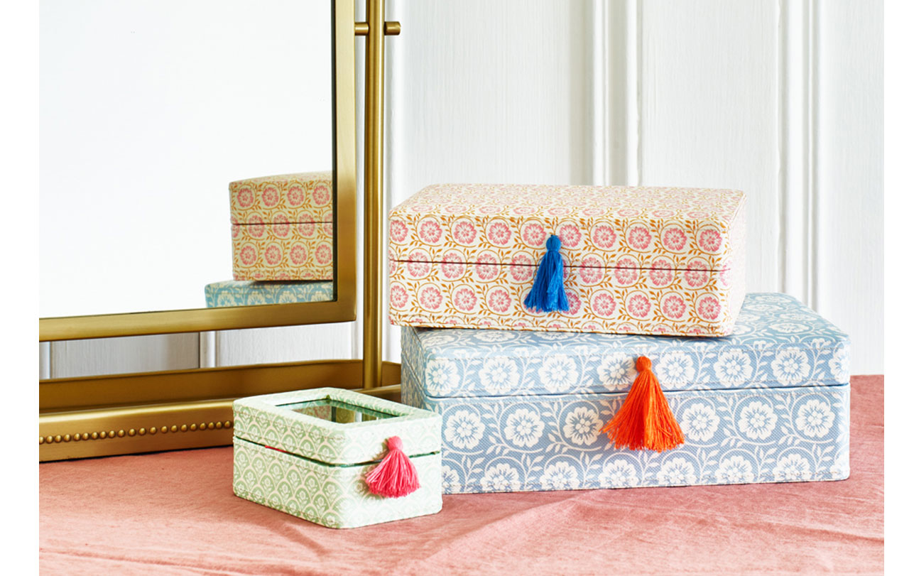Behind the design Statement storage boxes Oliver Bonas