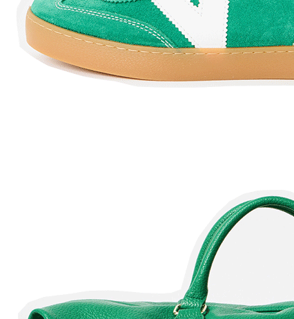 Victoria Berlin Retro Green Suede Trainers