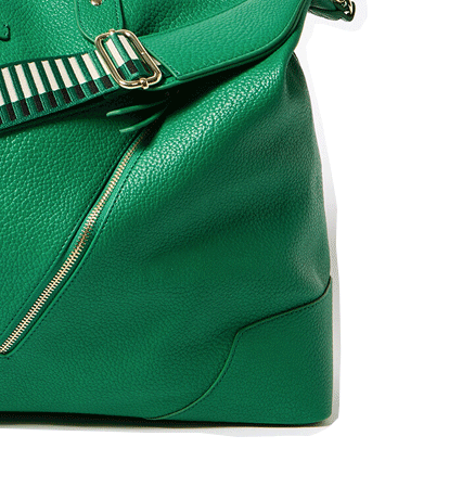 Olivia Green Ladder Weekend Bag