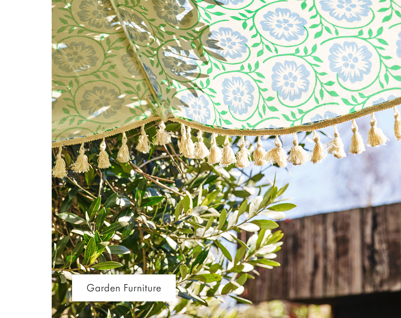 Outdoor living Garden glowup Oliver Bonas