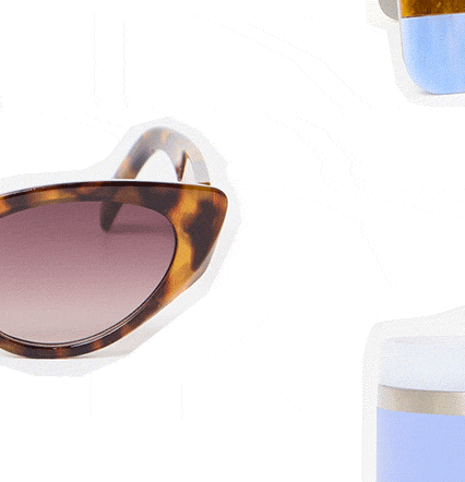 Dark Brown Faux Tortoiseshell Cat Eye Sunglasses