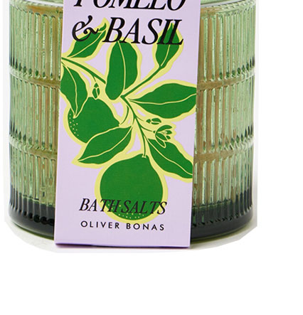 Pomelo & Basil Scented Bath Salts