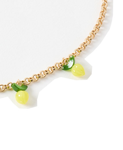 Cita Lemon Charm Chain Necklace