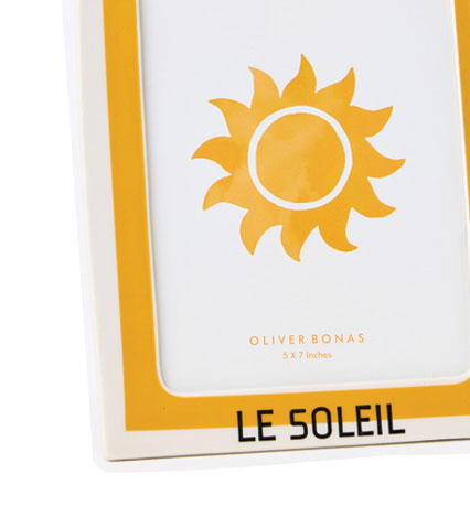 Le Soleil Ceramic Photo Frame 5x7''