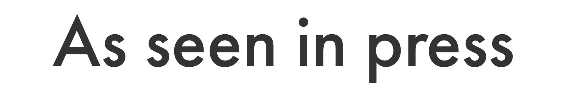 As seen in press