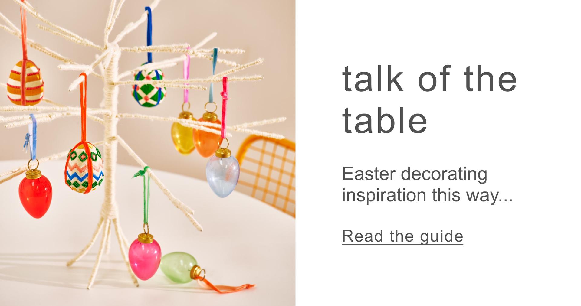 Easter decorating inspiration this way...