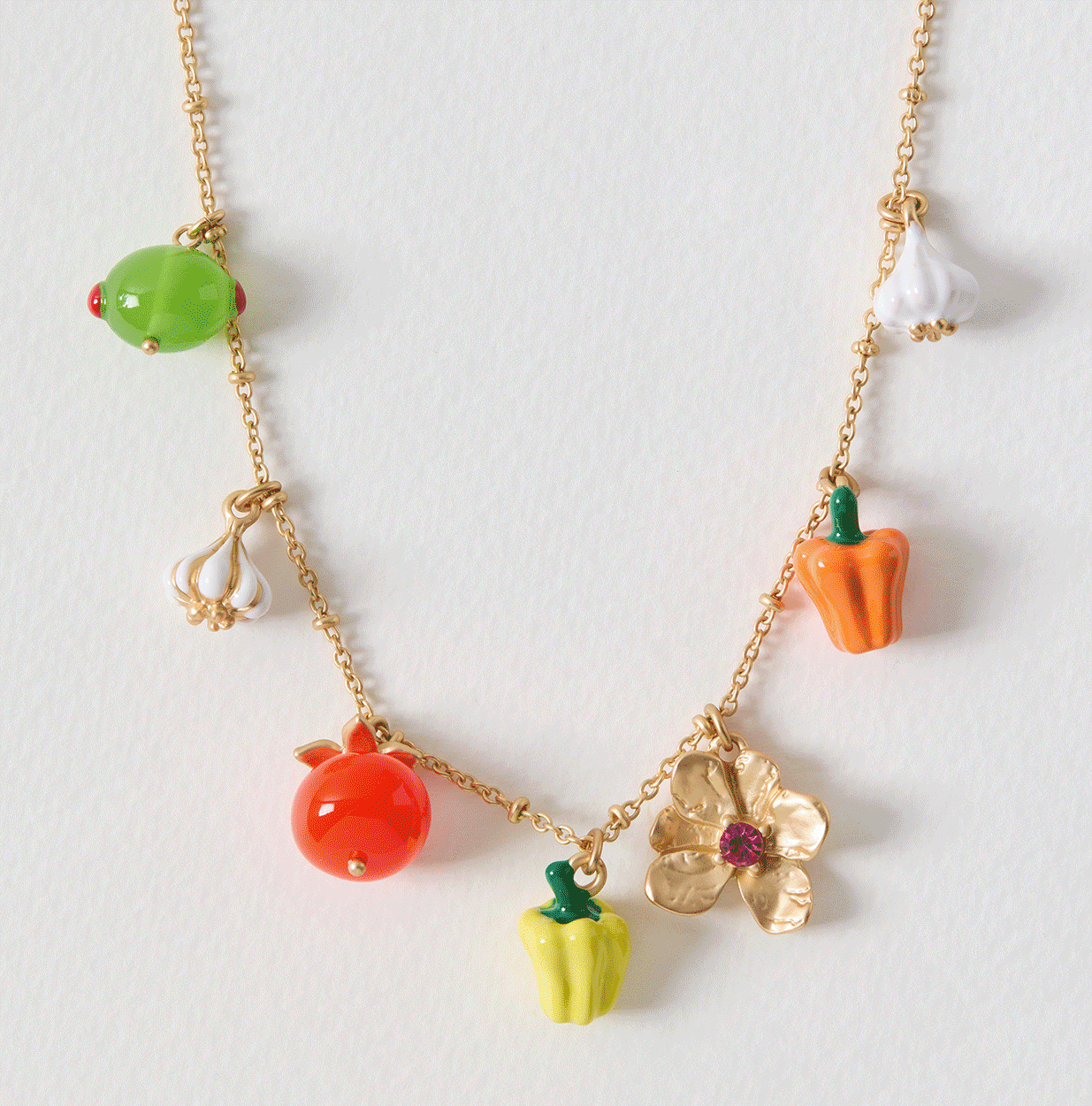 Addie Vegetable Charm Necklace