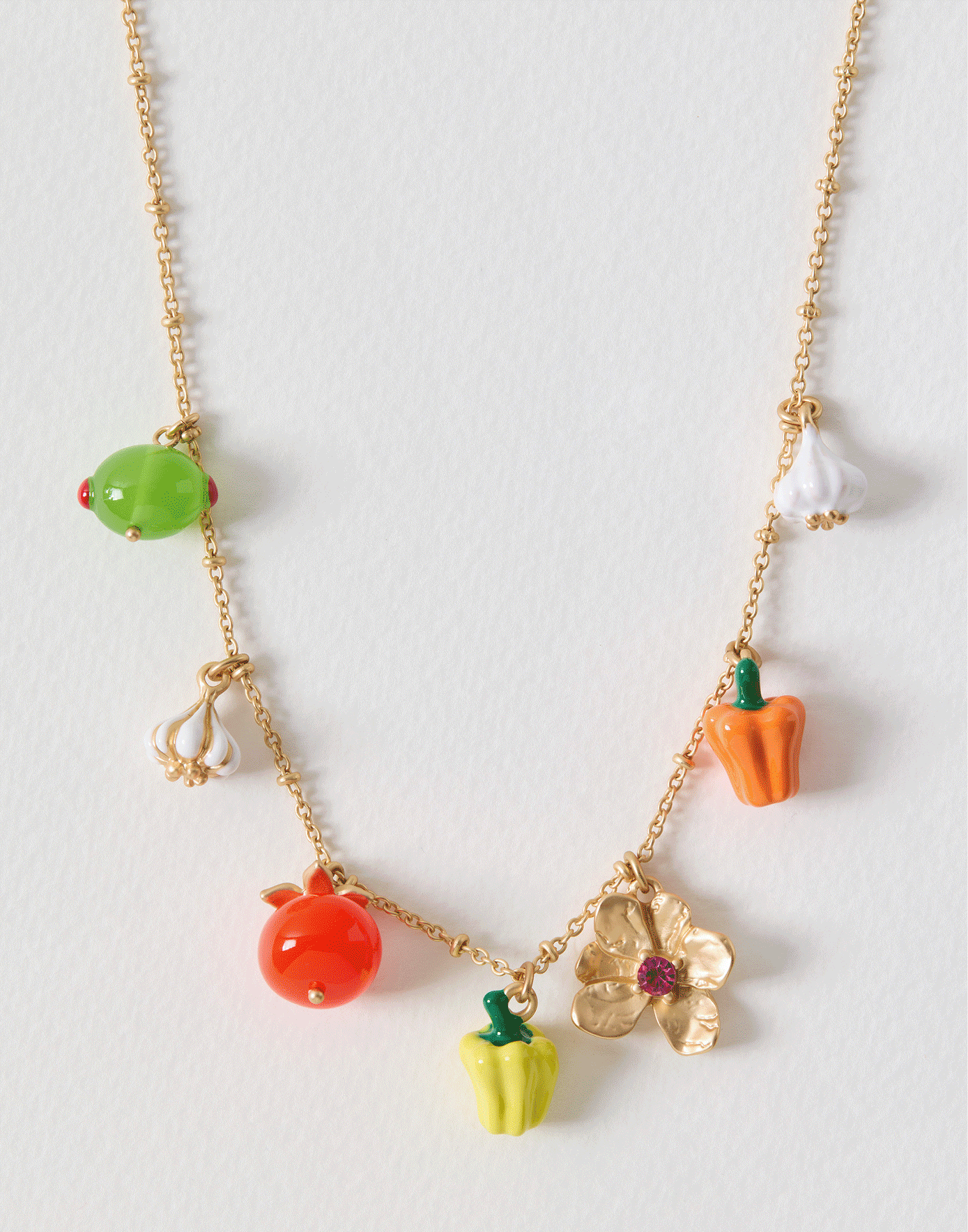 Addie Vegetable Charm Necklace