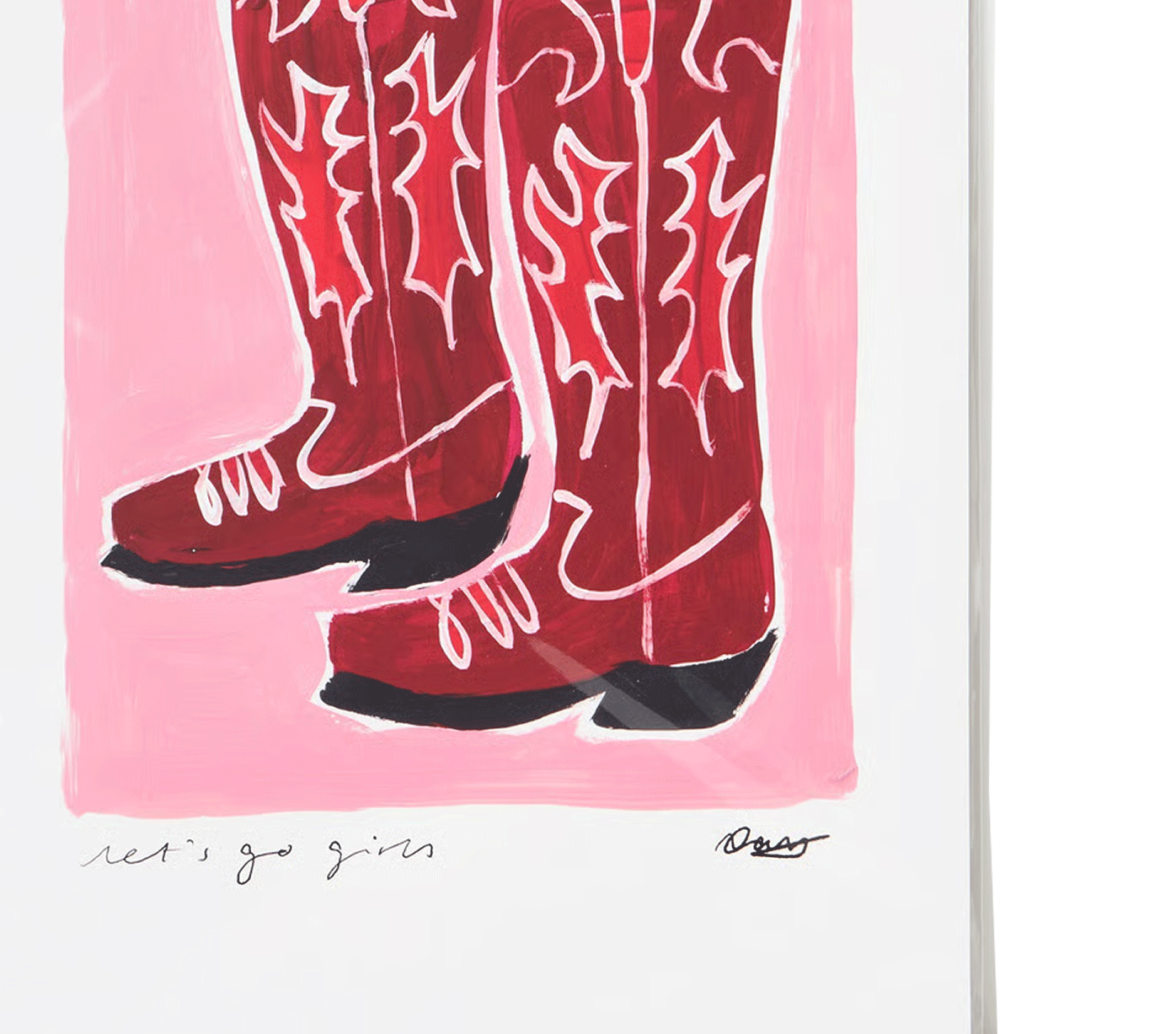 Let's Go Girls Wall Art Print