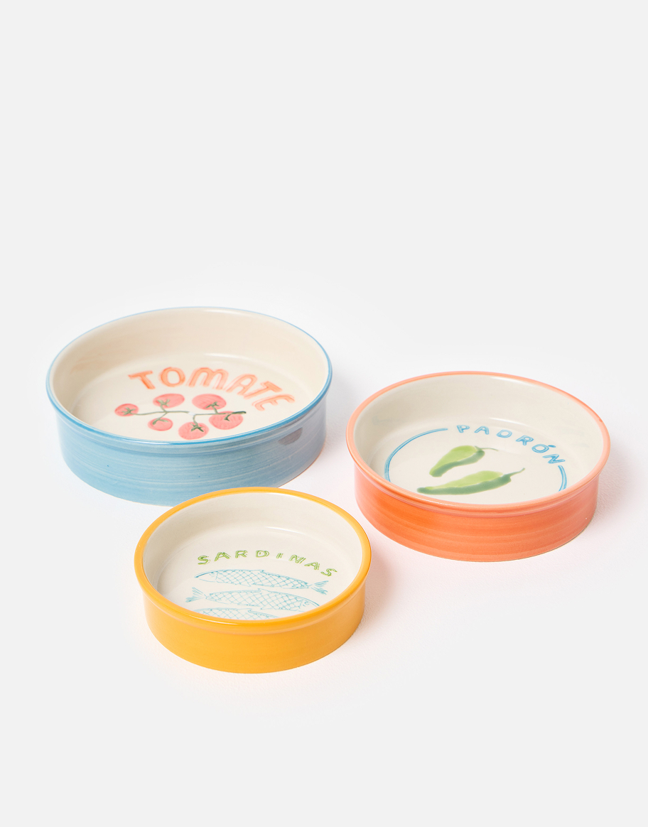 Ceramic Tapas Bowls Set of Three