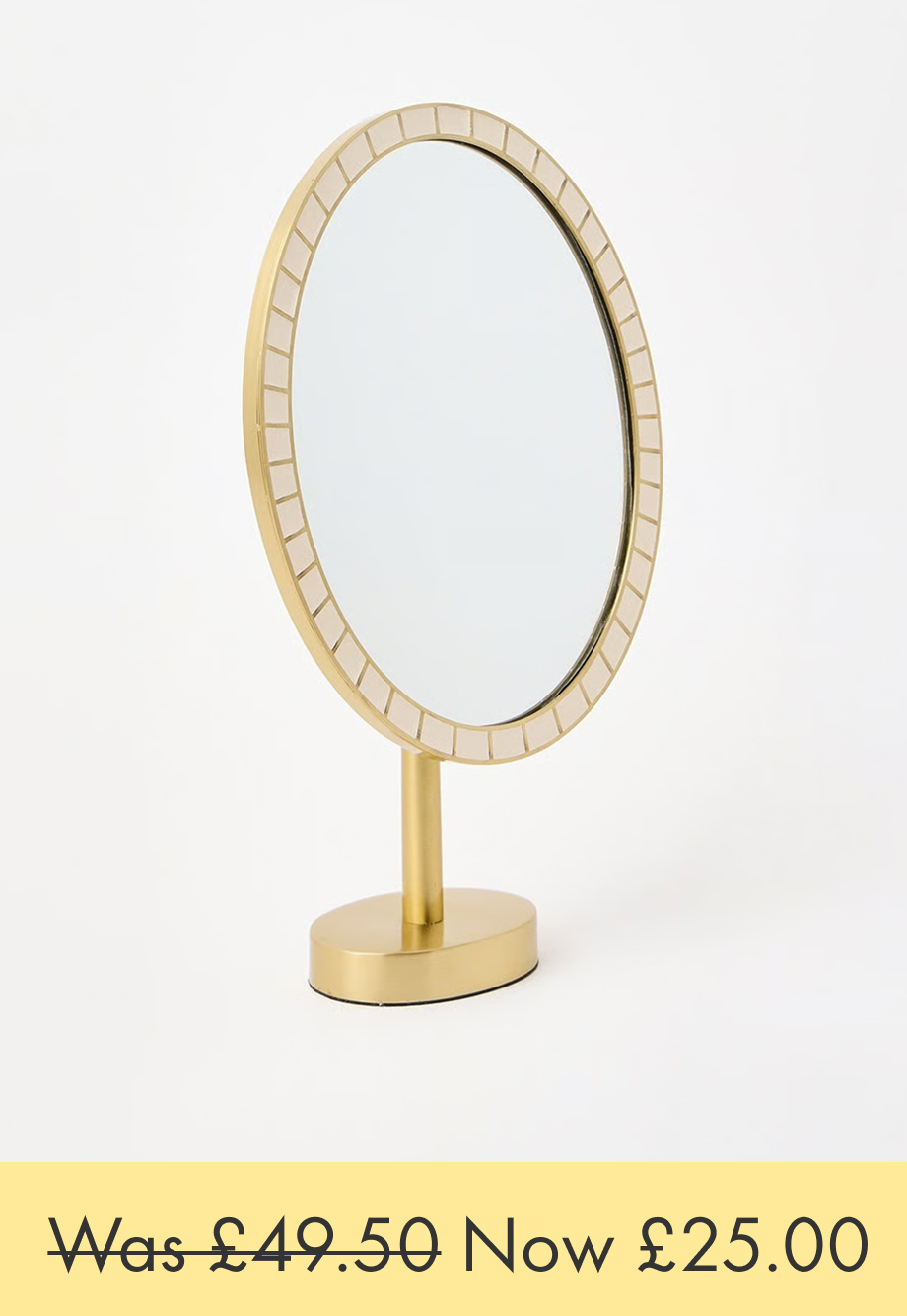 Cilo Cream Pivoting Dressing Table Mirror