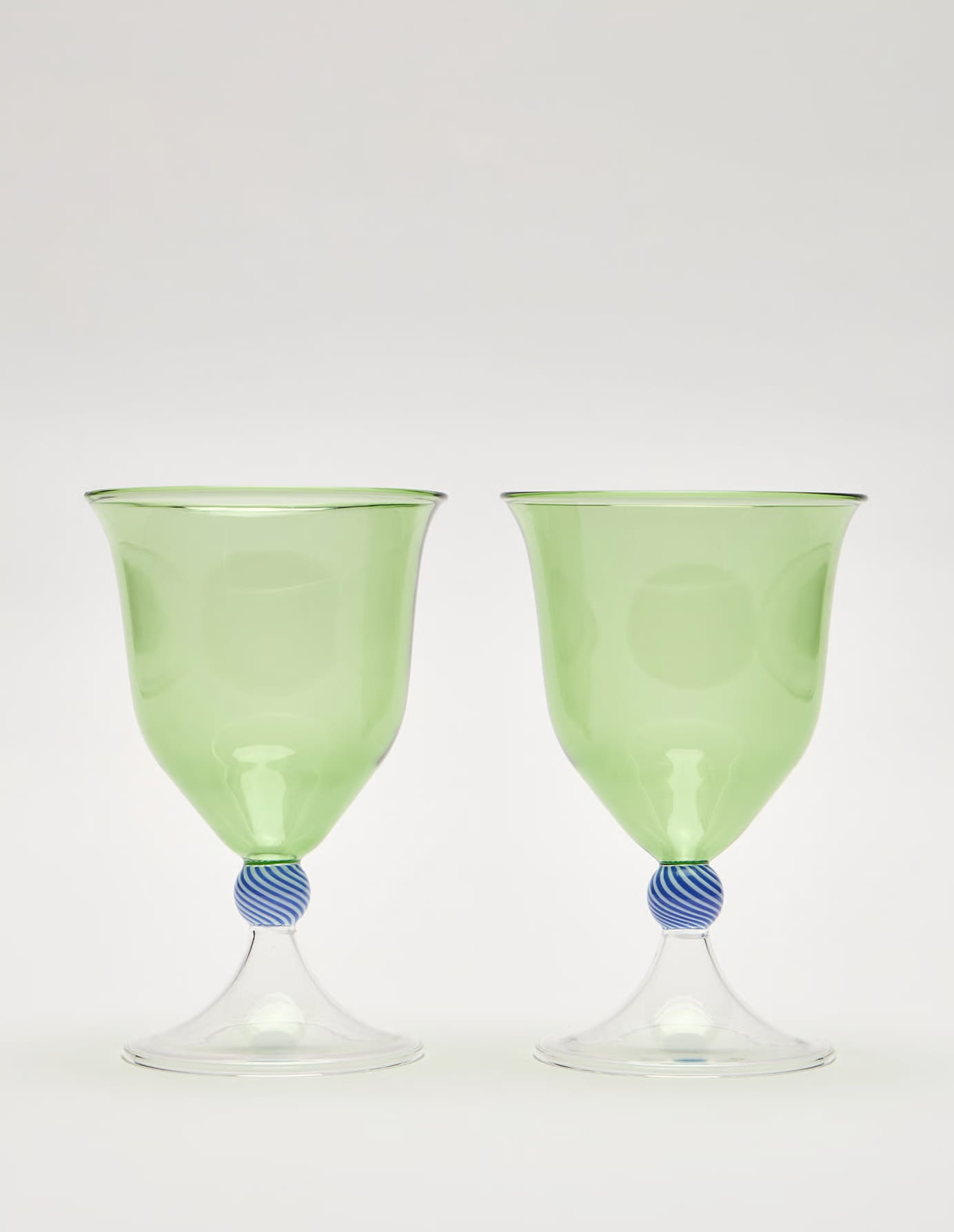 Olleta Swirl Wine Glasses Set of Two