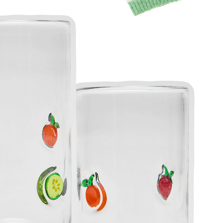 Punch Cocktail Highball Tumblers Set of Two