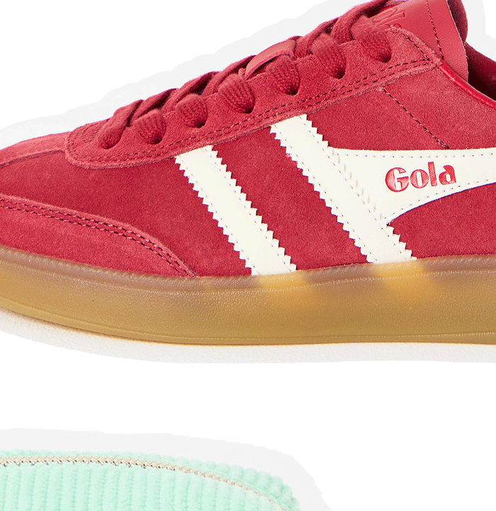 Gola Viper Lollipop Red & White Trainers