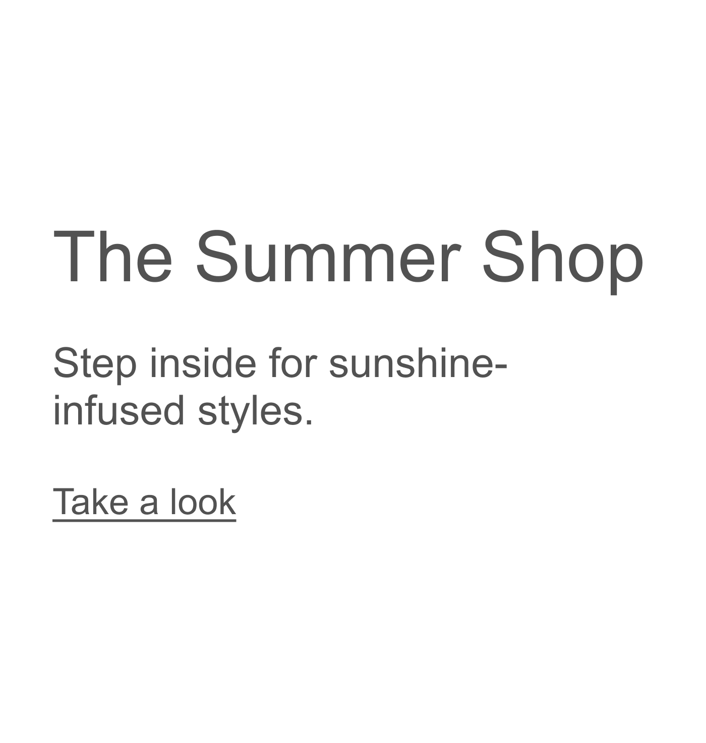 Summer shop