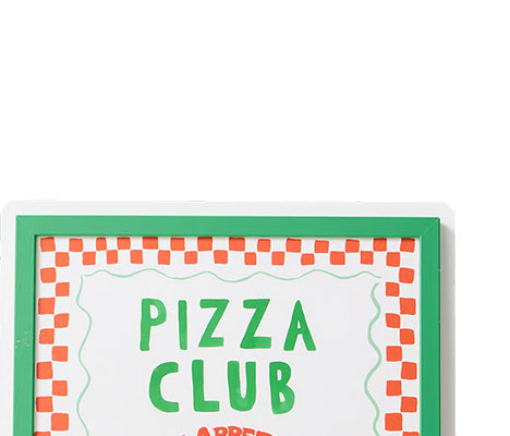 Pizza Club Wall Art Print
