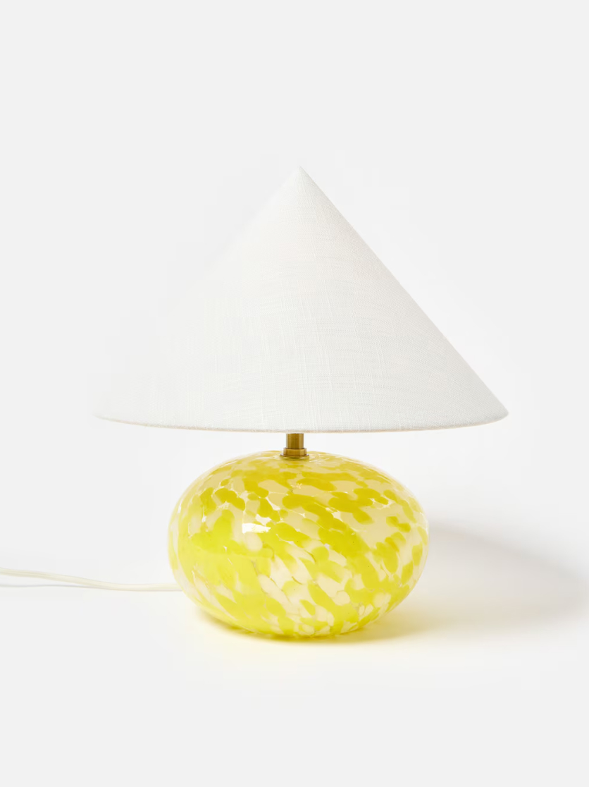 Pintar Yellow Glass Desk & Table Lamp