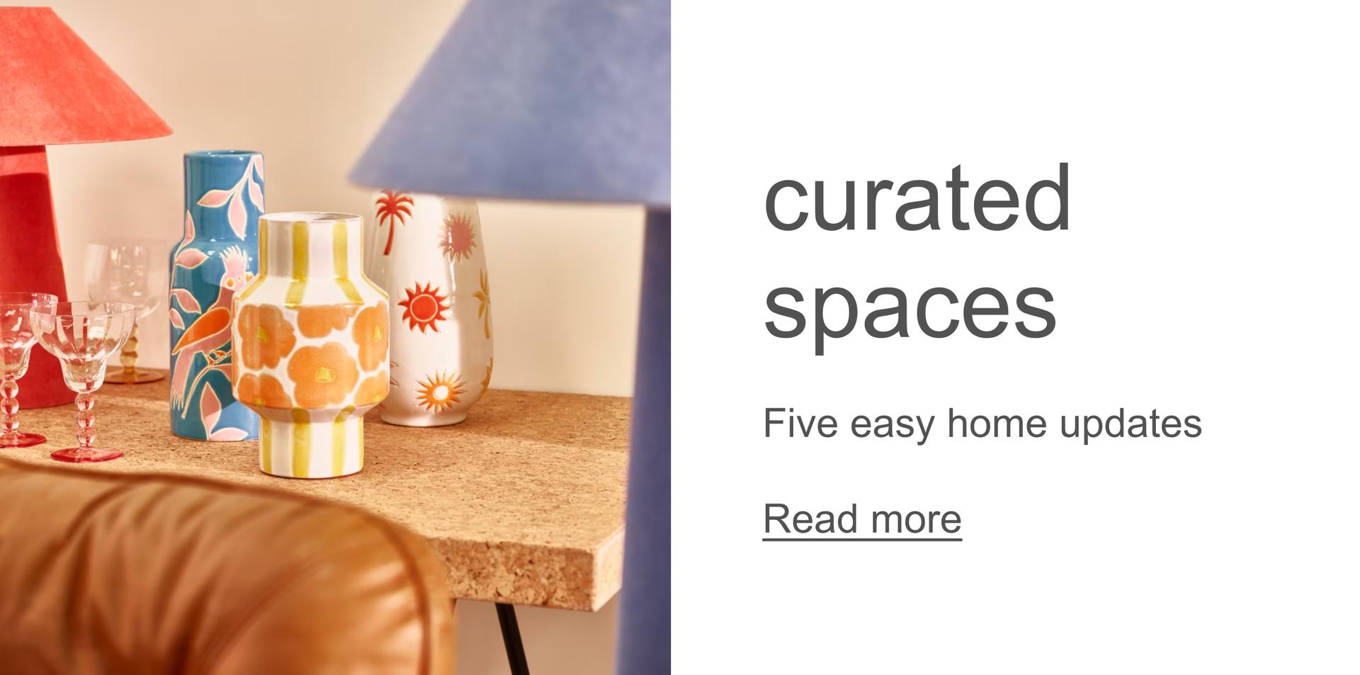 Curated spaces