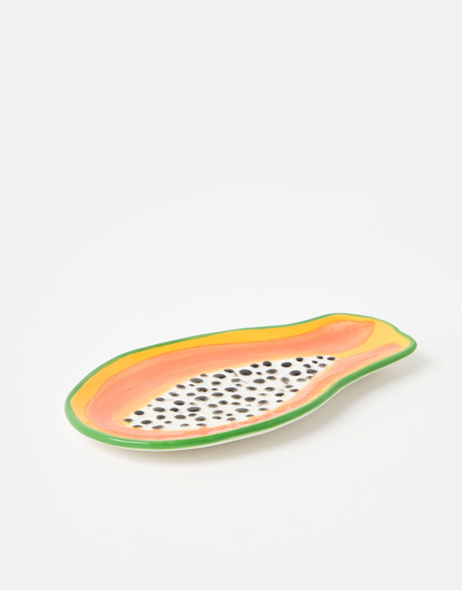 Papaya Ceramic Trinket Dish