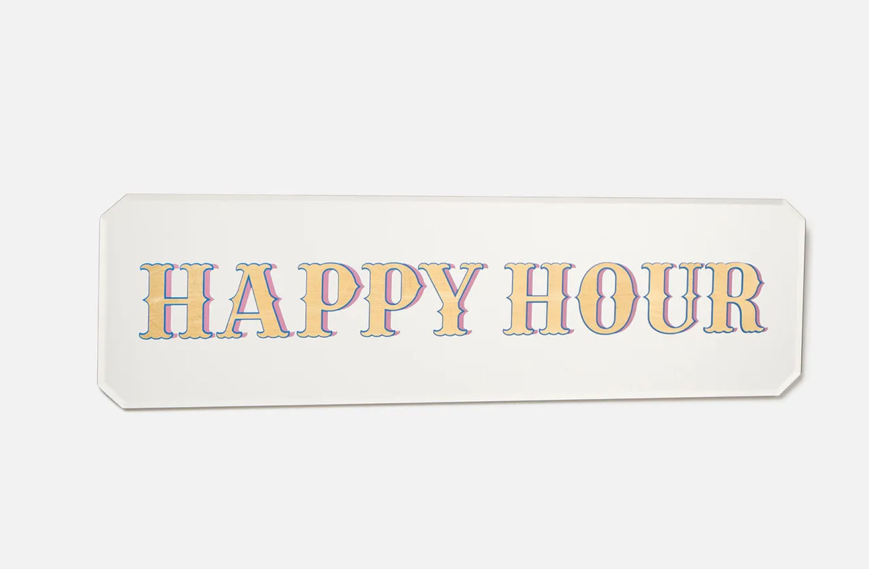 Happy Hour Mirror Wall Art