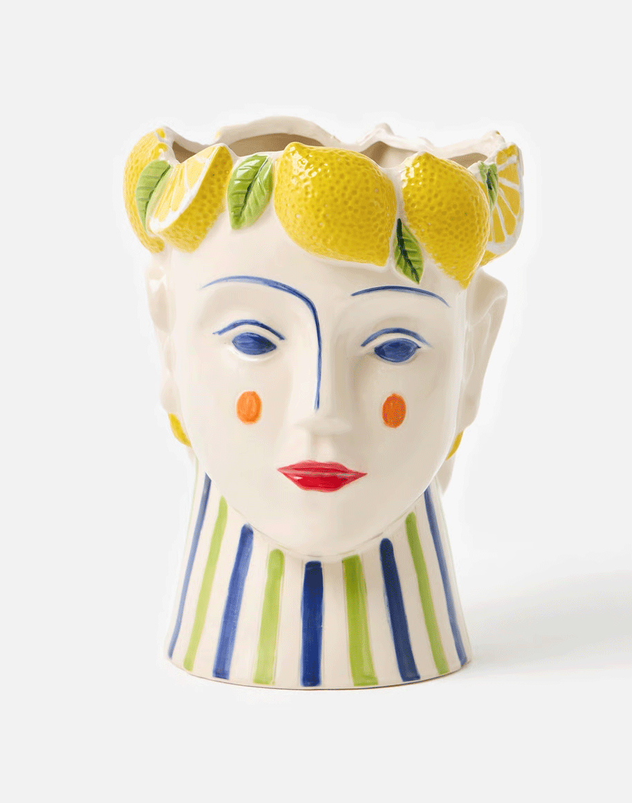 Lola Ceramic Face Vase