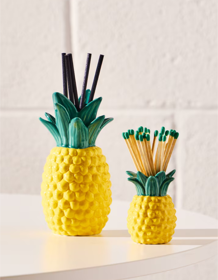 Ceramic Pineapple Match Holder