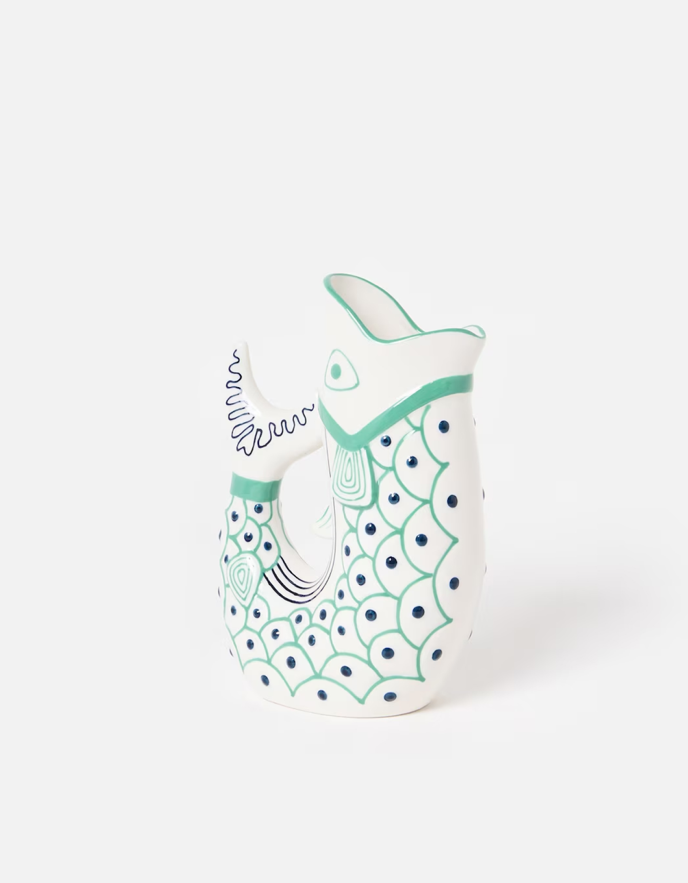 Albert Large White Fish Jug