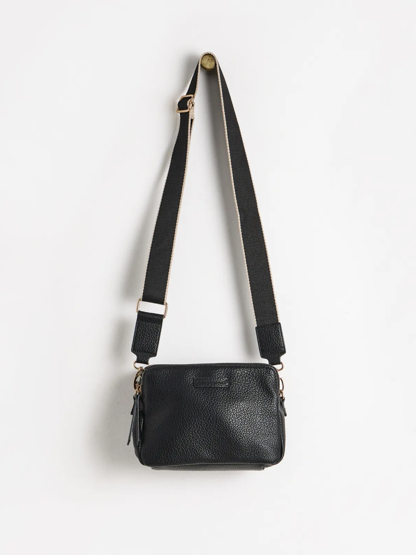 Isla Black Crossbody Bag