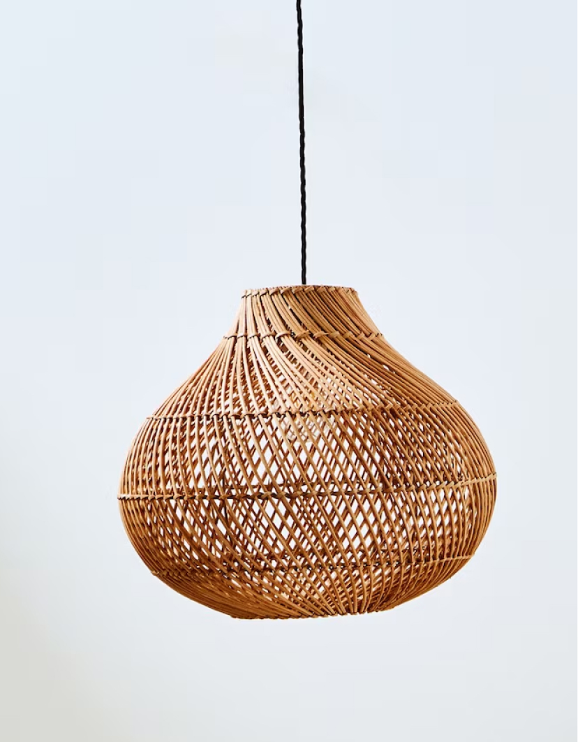 Larme Woven Rattan Pendant Lamp Shade