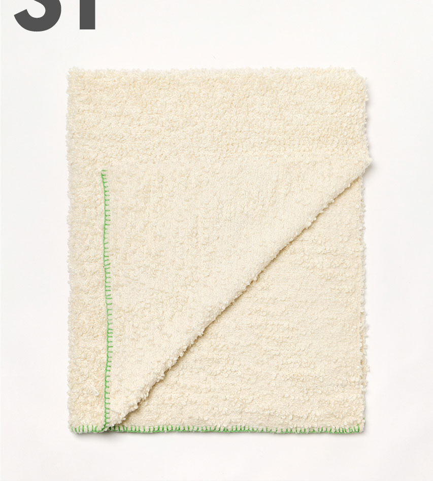 Vivo Cream Boucle Throw