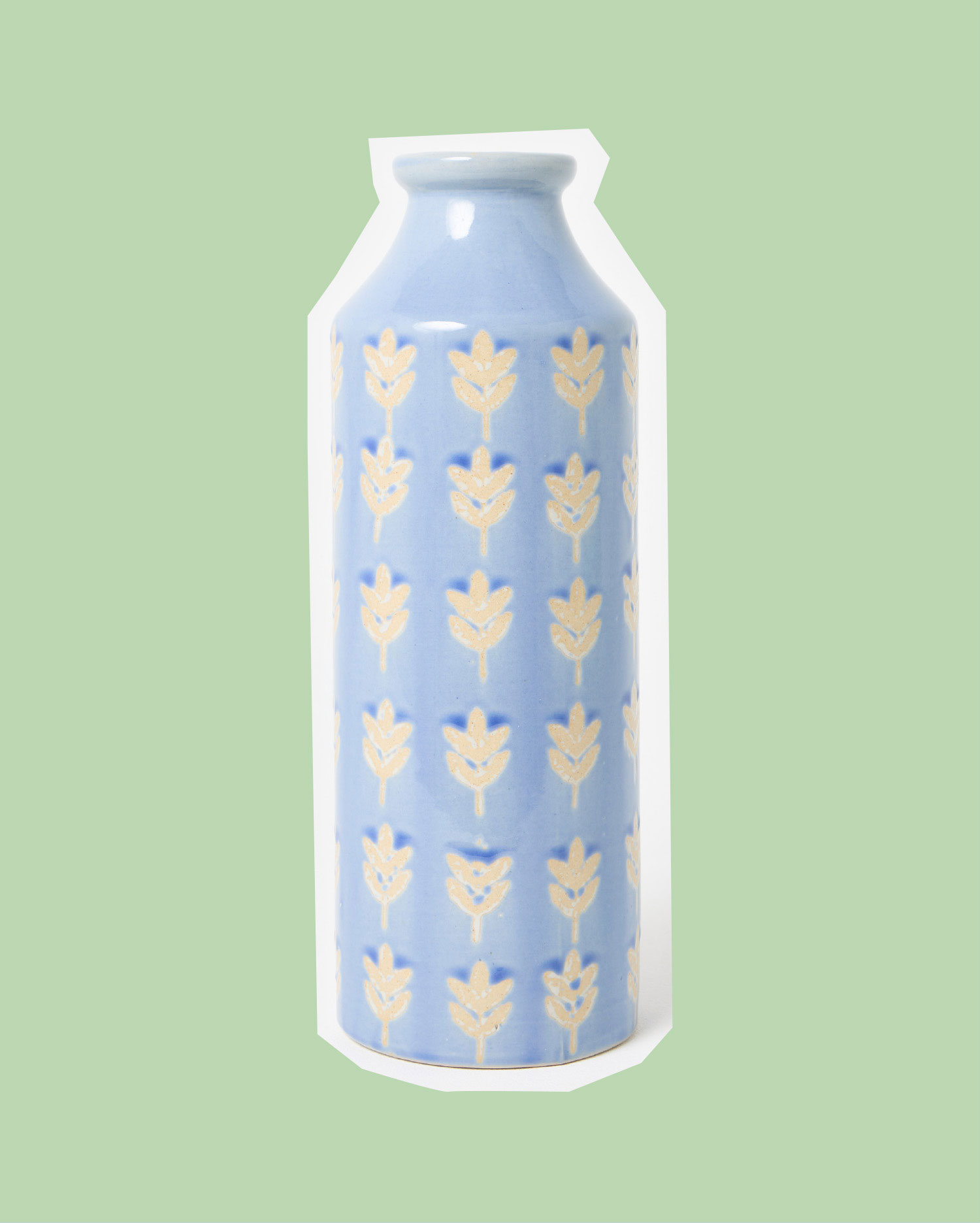 Lola Blue Tall Ceramic Vase