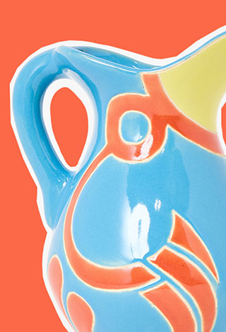 Parrot Ceramic Vase