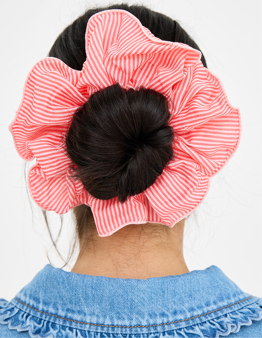 Carmen Red Stripe Scrunchie