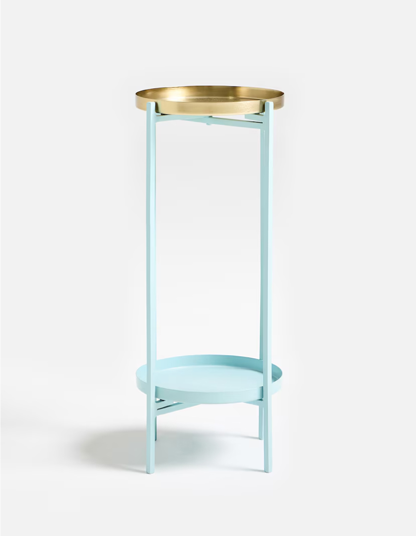 Iggy Blue Metal Plant Stand