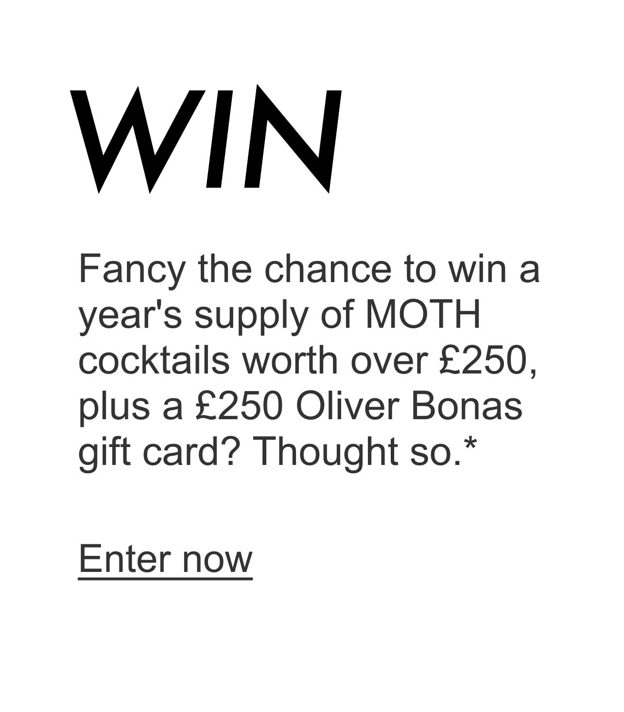 Enter now