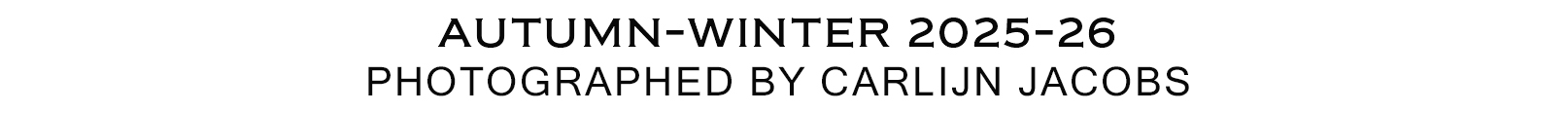 Autumn-Winter 2025-26