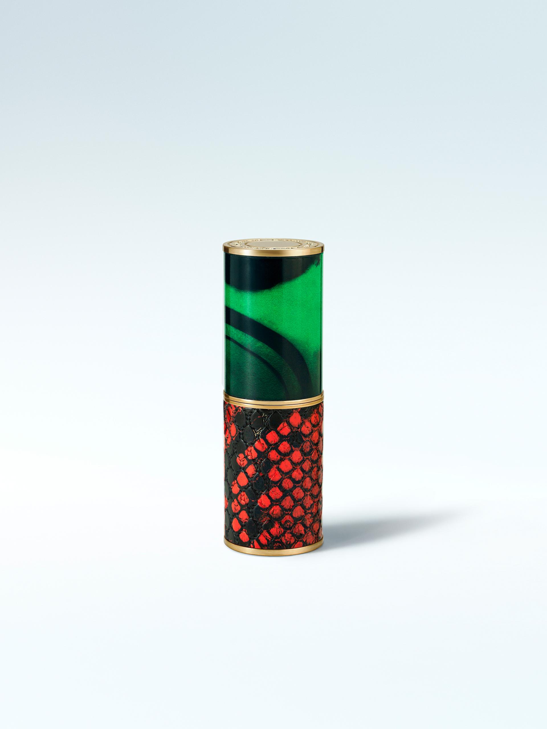 Malachite Snake Lip Case - Dries Van Noten
