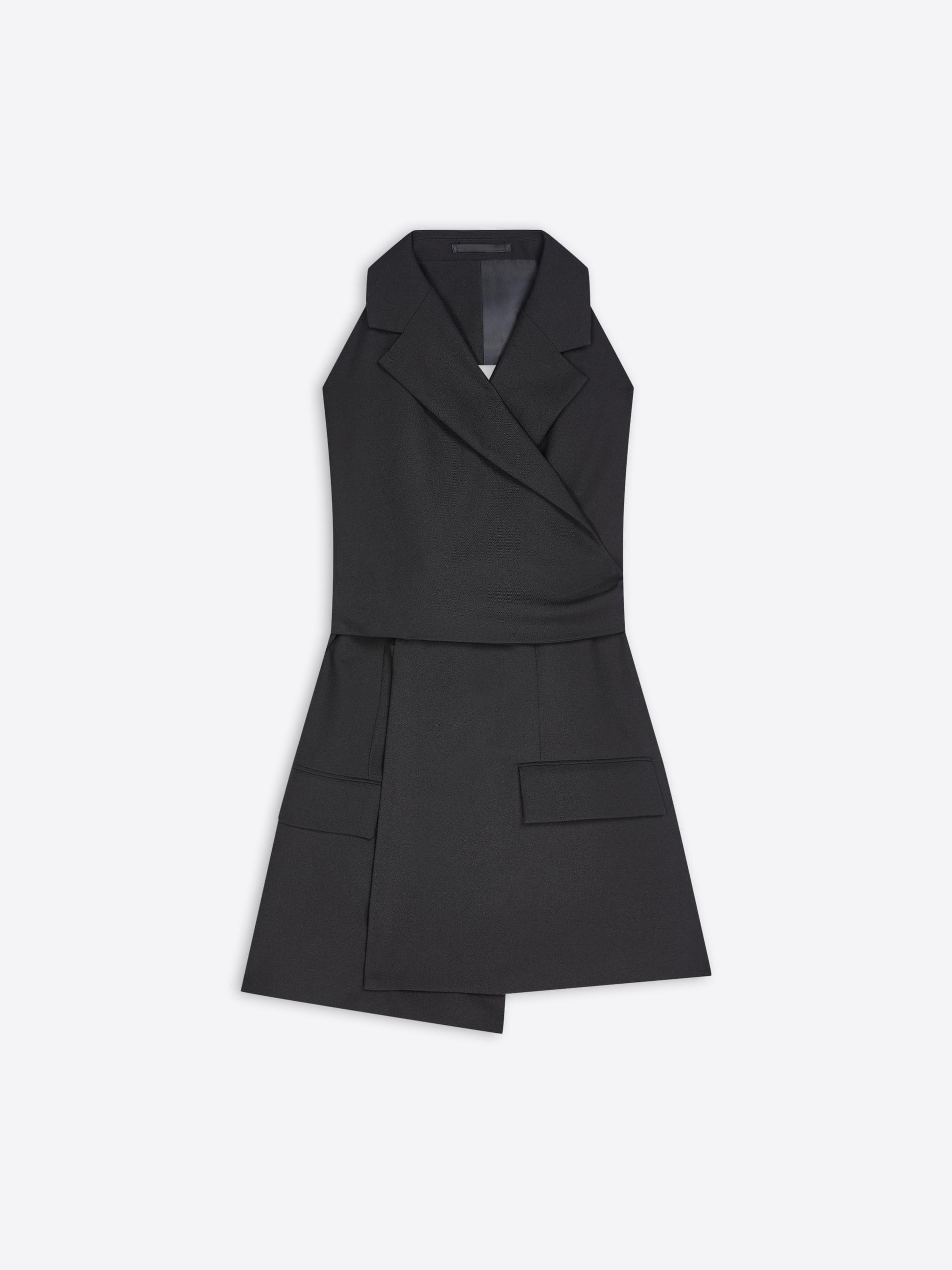 Backless Wool Twill Top - Dries Van Noten
