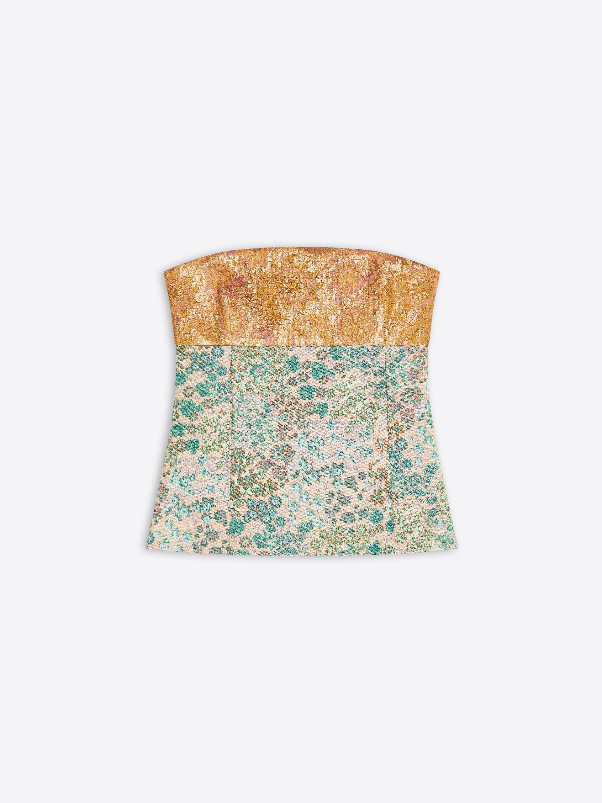 Jacquard bustier top - Dries Van Noten