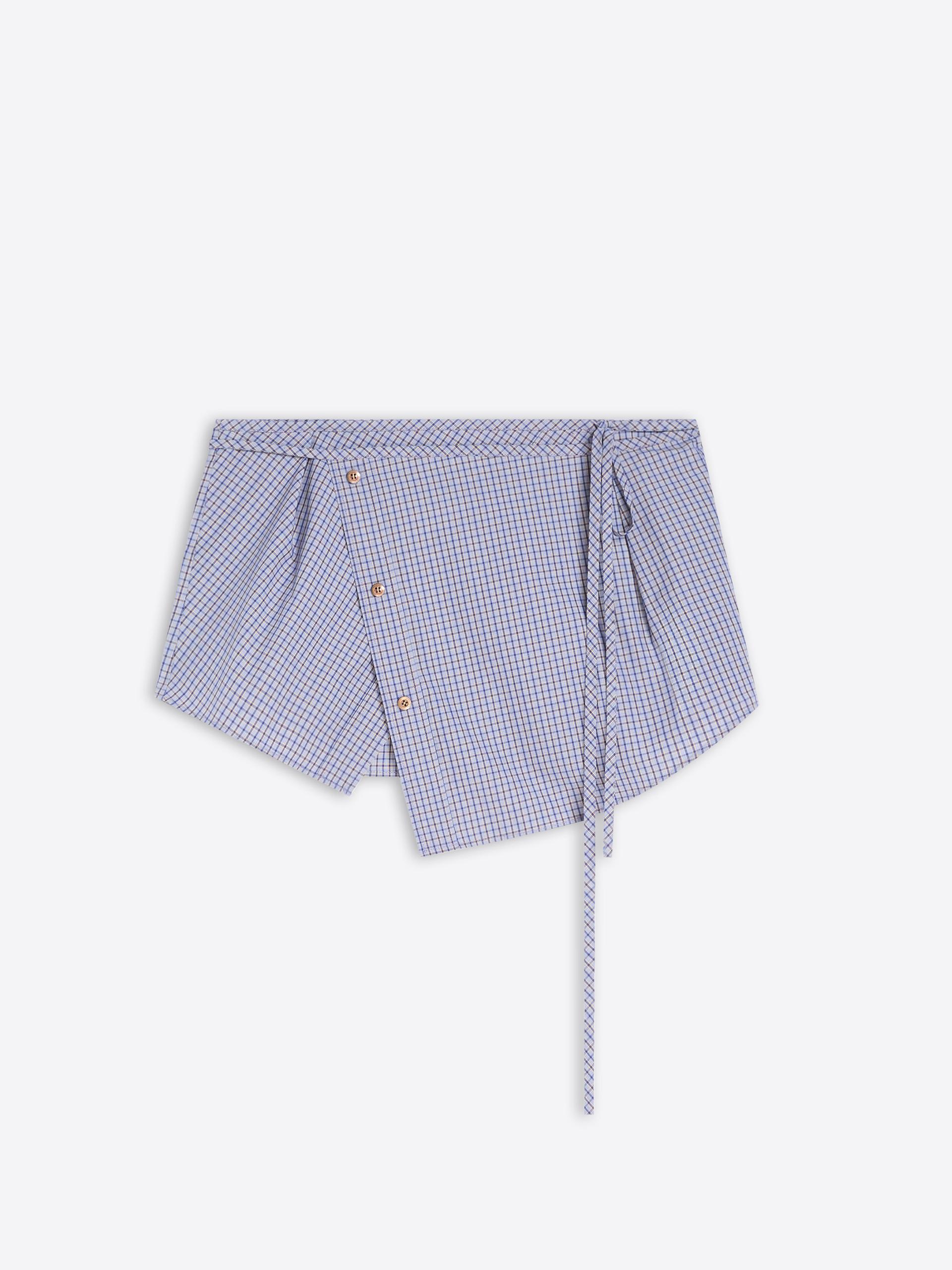 Checked Cotton Wrap Belt - Dries Van Noten