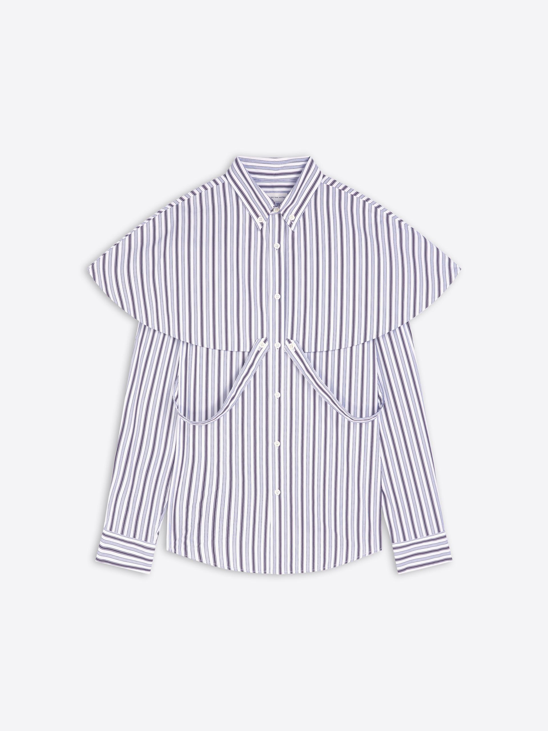 Cotton Shirt With Tie - Dries Van Noten