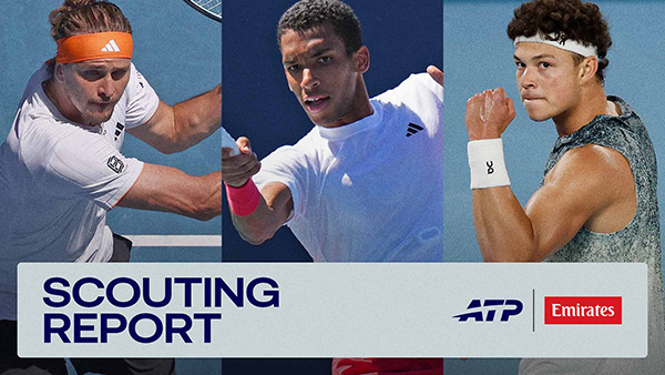 Alexander Zverev, Felix Auger-Aliassime and Ben Shelton