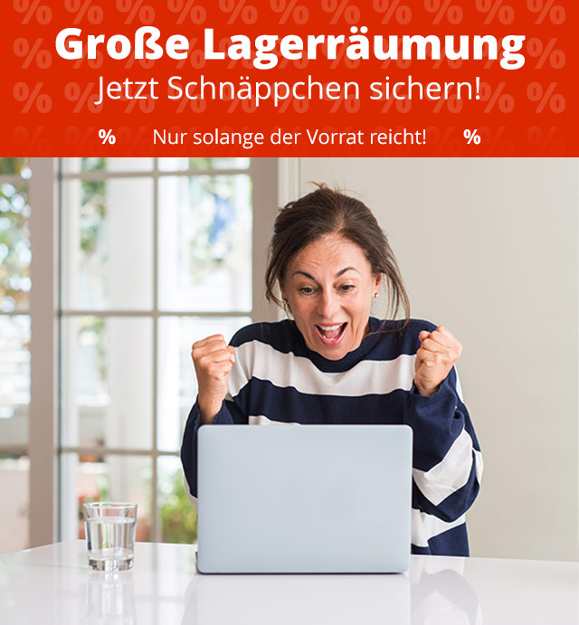 Große Lagerräumung