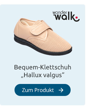 Bequem-Klettschuh „Hallux valgus“