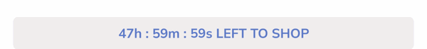 48 hours left to shop