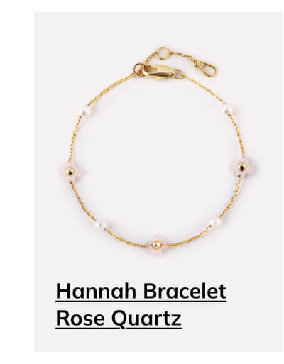 Hannah Bracelet Rose QUartz