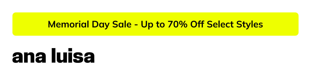Memorial Day Sale